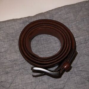 Elegant Brown Leather Belt for Men
